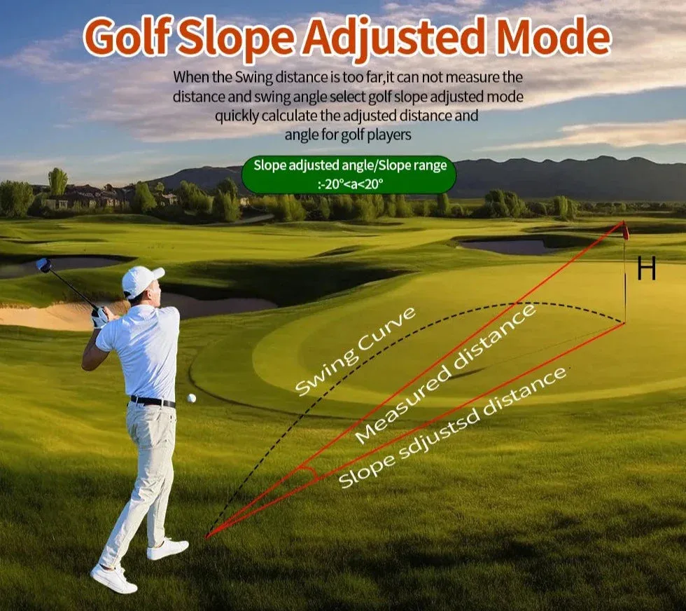 600m/1000m Golf Laser Rangefinder with Flag