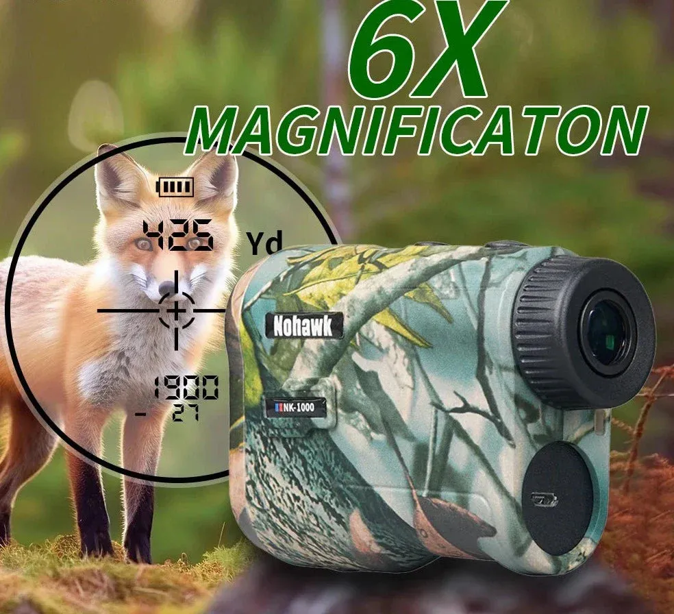 600m/1000m Golf Laser Rangefinder with Flag