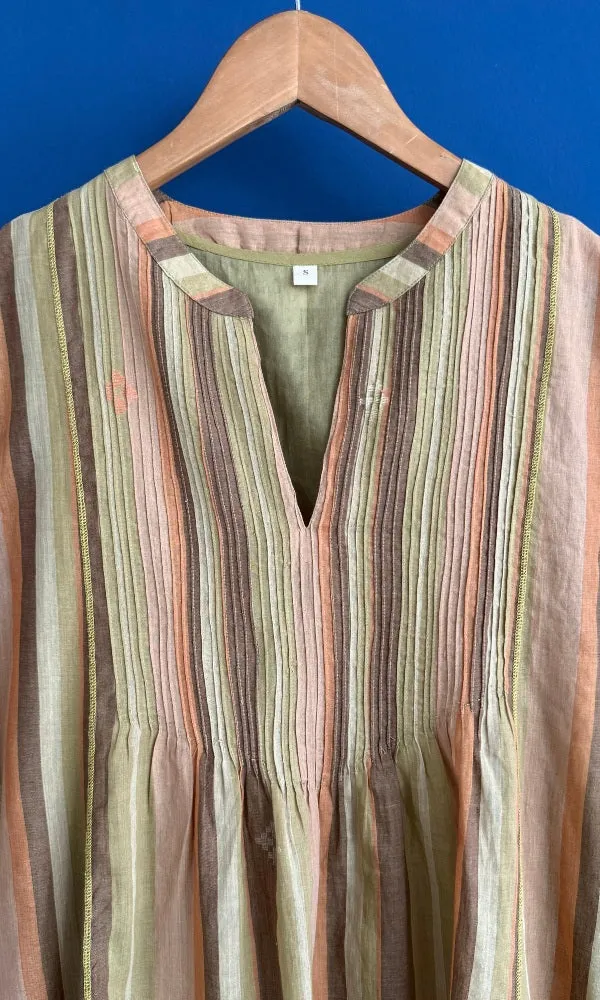Akna Hand woven stripe jamdani kurta & Pant set