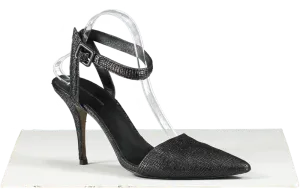 Alexander Wang Black Stiletto Strappy Pumps UK 8 EU 41 