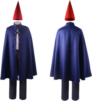 Anime Cosplay Wirt Costume Mantle Cape Cloak Uniform Suit with Hat Halloween Outfit