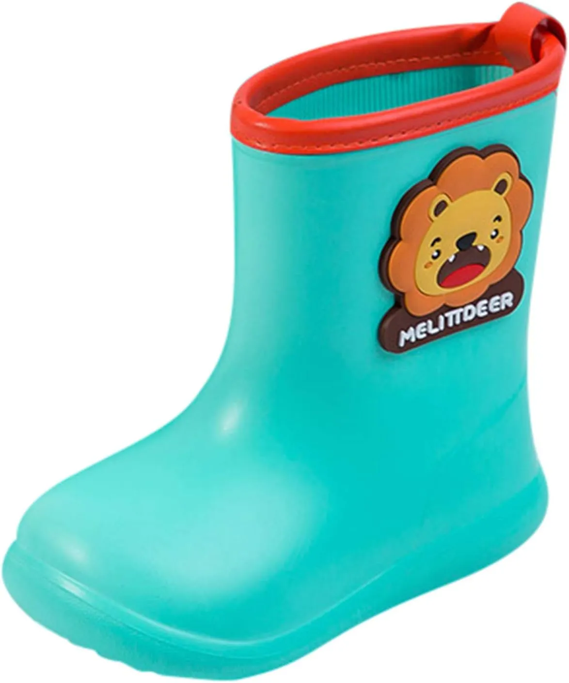 Ankle Rain Boots for Kids Boys Girls Toddler Short Rain Boots Baby Waterproof Boots Cartoon Baby PVC Non-Slip Shoes