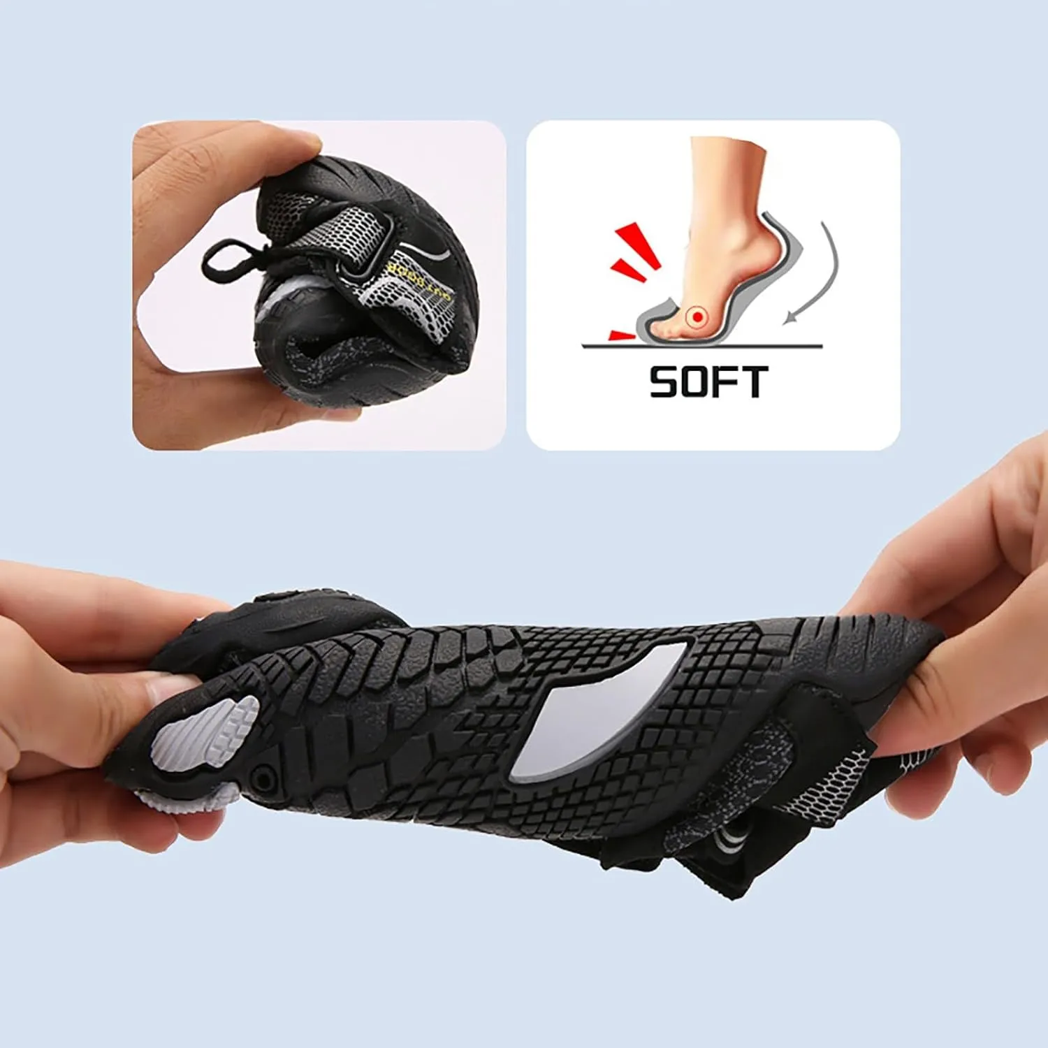 Aqua Water Shoes Quick Dry Barefoot Swim Beach Pool Surf Hiking Kayaking Diving Yoga Outdoor Sport Shoes for Men Women Lightweight