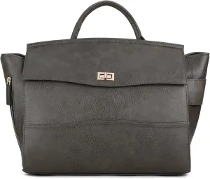 Aria Tote Convertible Backpack 14.5" | Vegan Leather Laptop Bag for Office, College & Travel (Textured Brown)