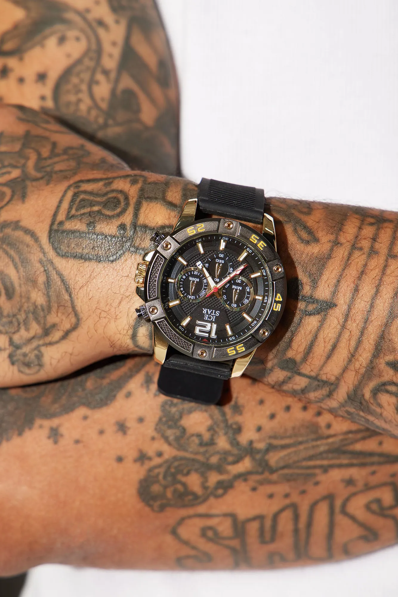 Ask For It Watch - Gold/Black