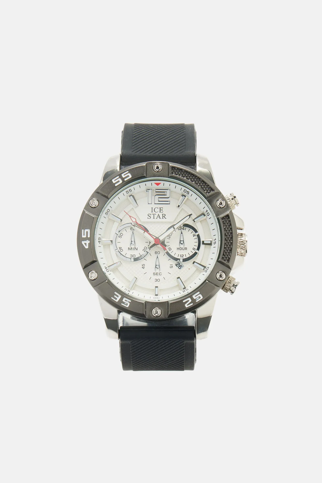 Ask For It Watch - White/Silver