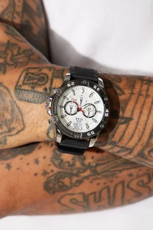 Ask For It Watch - White/Silver