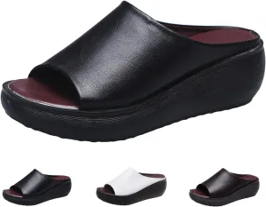 Avylays Orthopedic Sandals for Women Dressy Platform Sandals Slip On Slide Sandals for Women Summer Beach Outdoor Shoes