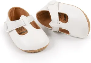 Baby Boys Girls Shoes Soft Sole Infant Moccasins Oxford Loafers Newborn Crib Shoes Anti-Slip Toddler Wedding Uniform Dress Shoes First Walkers