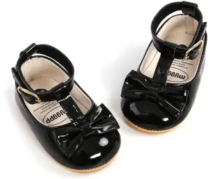 Baby Boys Girls Shoes Soft Sole Infant Moccasins Oxford Loafers Newborn Crib Shoes Anti-Slip Toddler Wedding Uniform Dress Shoes First Walkers