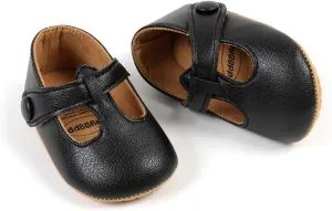 Baby Boys Girls Shoes Soft Sole Infant Moccasins Oxford Loafers Newborn Crib Shoes Anti-Slip Toddler Wedding Uniform Dress Shoes First Walkers