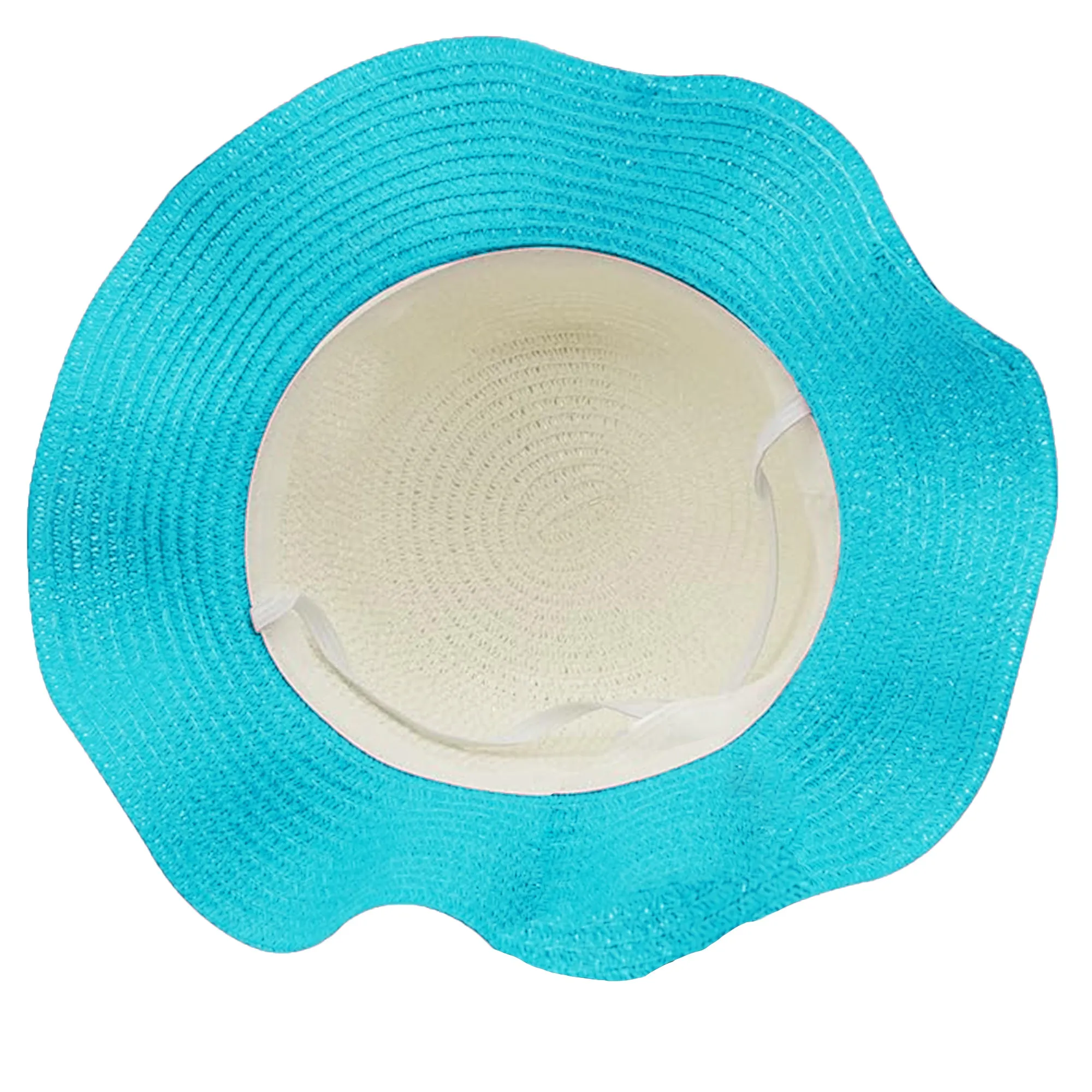 Babymoon Sunflower Baby Summer Kids Cap with String | 2-6 Years | Blue