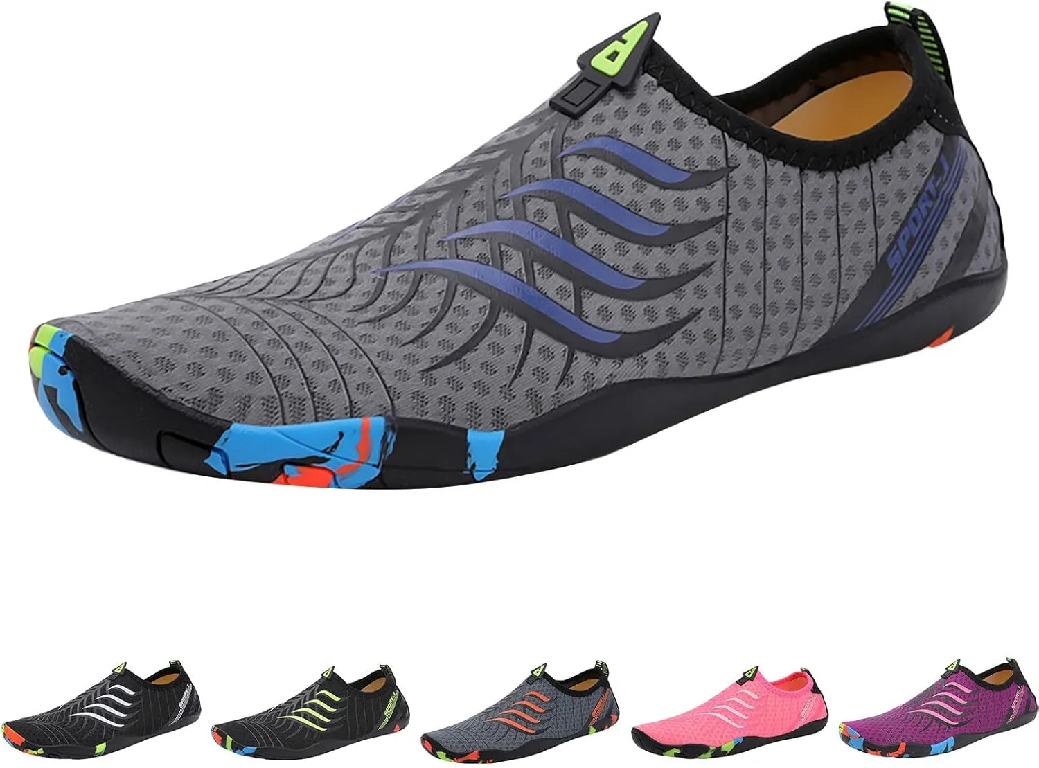 Barefoot Aqua Water Shoes Quick Dry for Women Men Beach Swim Pool Surf Hiking Kayaking Yoga Outdoor Sports Non Slip Shoes