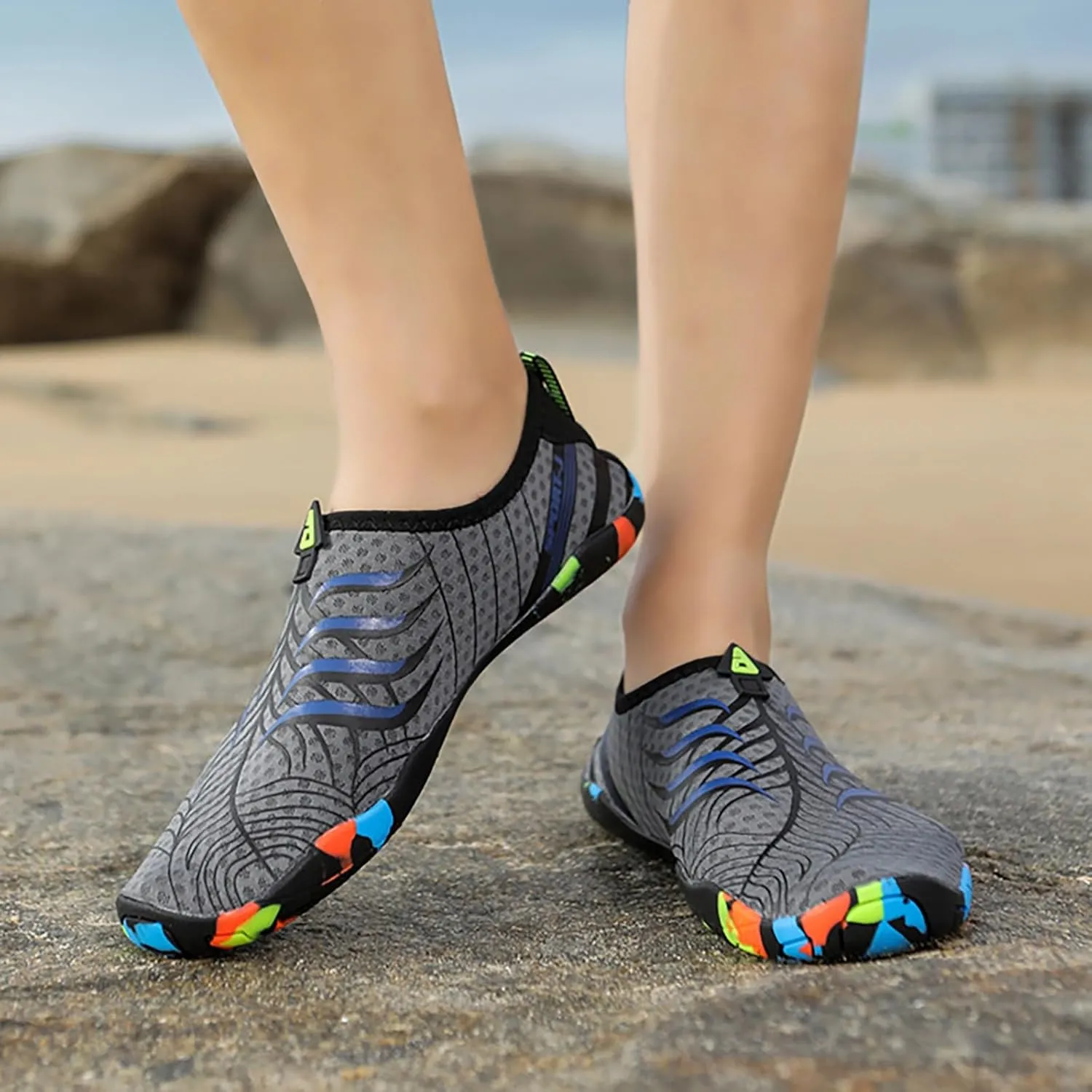 Barefoot Aqua Water Shoes Quick Dry for Women Men Beach Swim Pool Surf Hiking Kayaking Yoga Outdoor Sports Non Slip Shoes