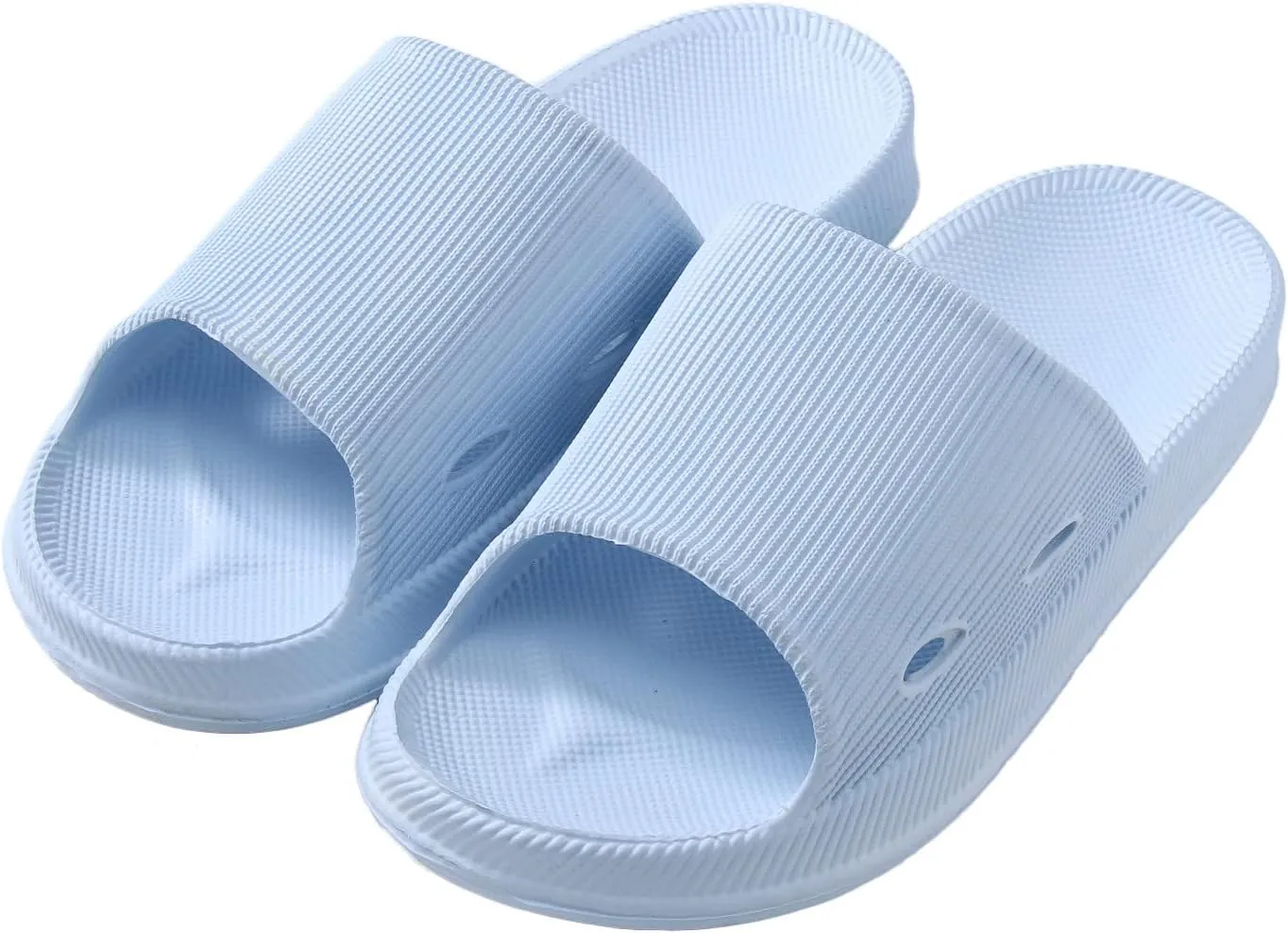 Bathroom Slippers Men's Athletic Outdoor Sandals Slides Shower Shoes with Drainage Holes House Slippers