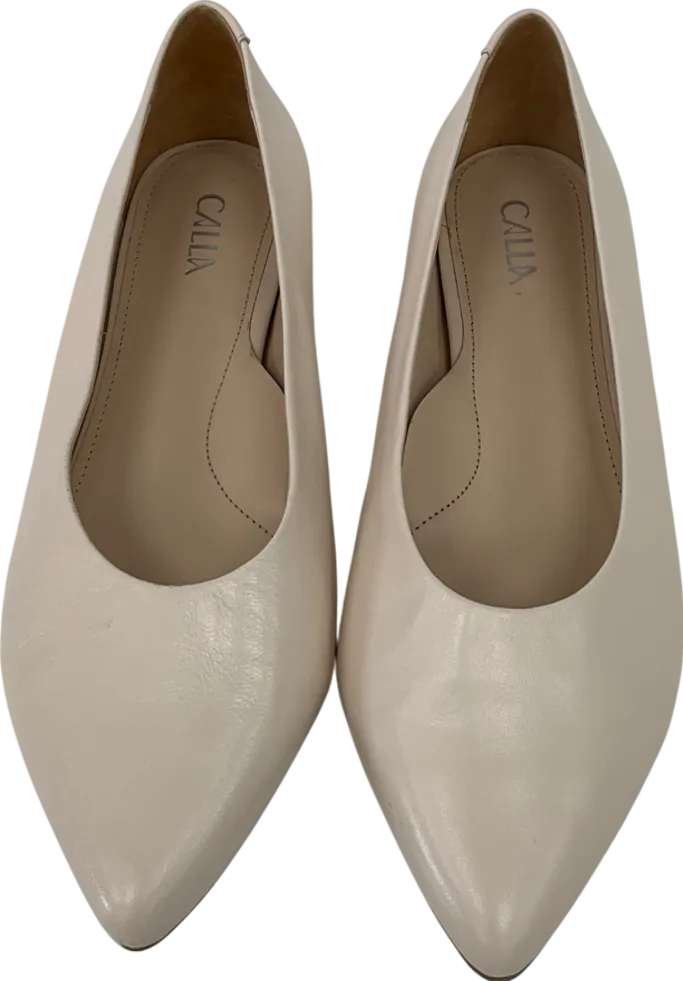 Calla Nude Lucinda Leather Pumps UK 9 EU 42 