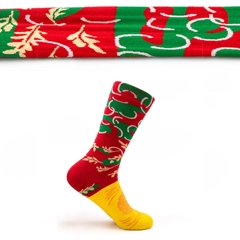 Christmas Promotion 50% OFF3 Pairs Christmas Creative Casual Breathable Hamburger Socks