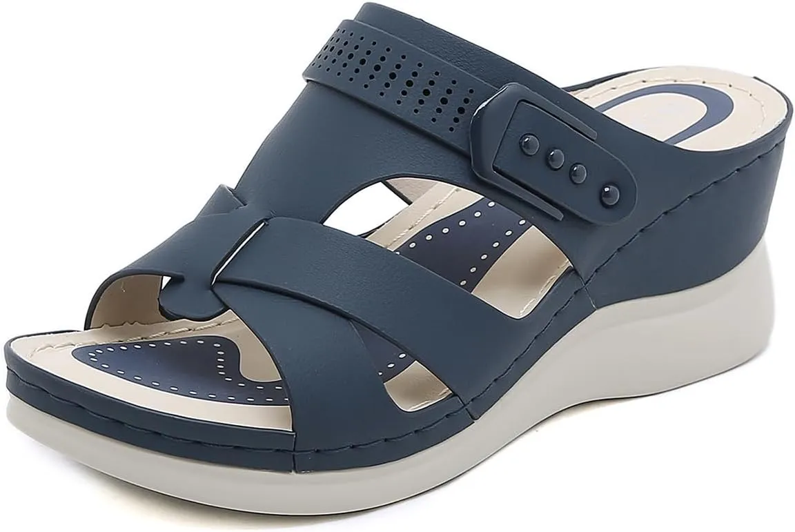 Ciuyurra Women Arch Support Slide Sandals