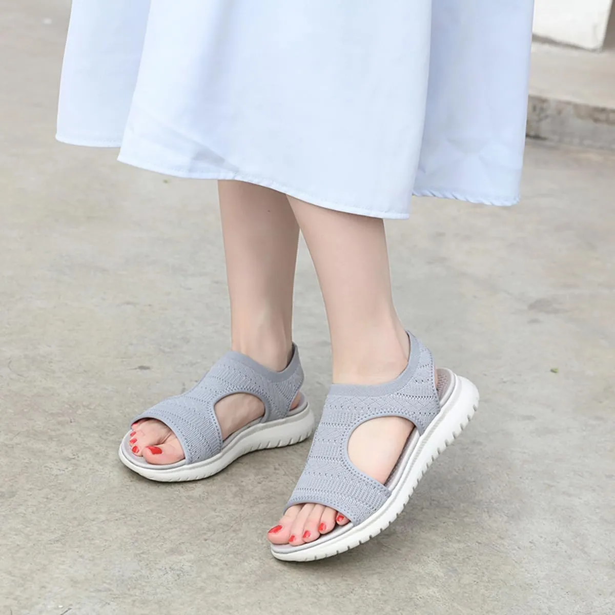 Ciuyurra Women Comfy Flat Slide Sandals