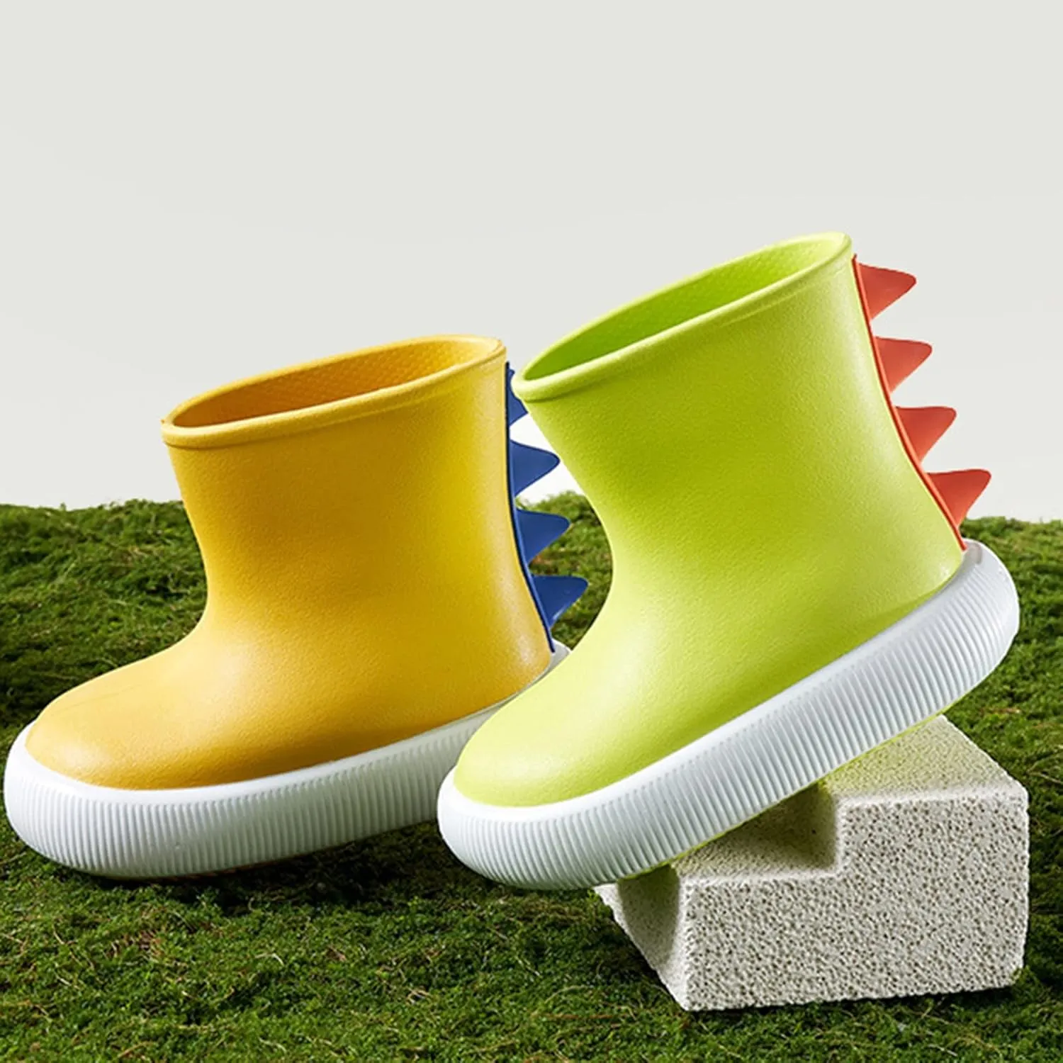 Classic Children Rainboots Rubber Children Water Shoes Rain Boots Kids Baby Cartoon Shoes Toddler Clogs