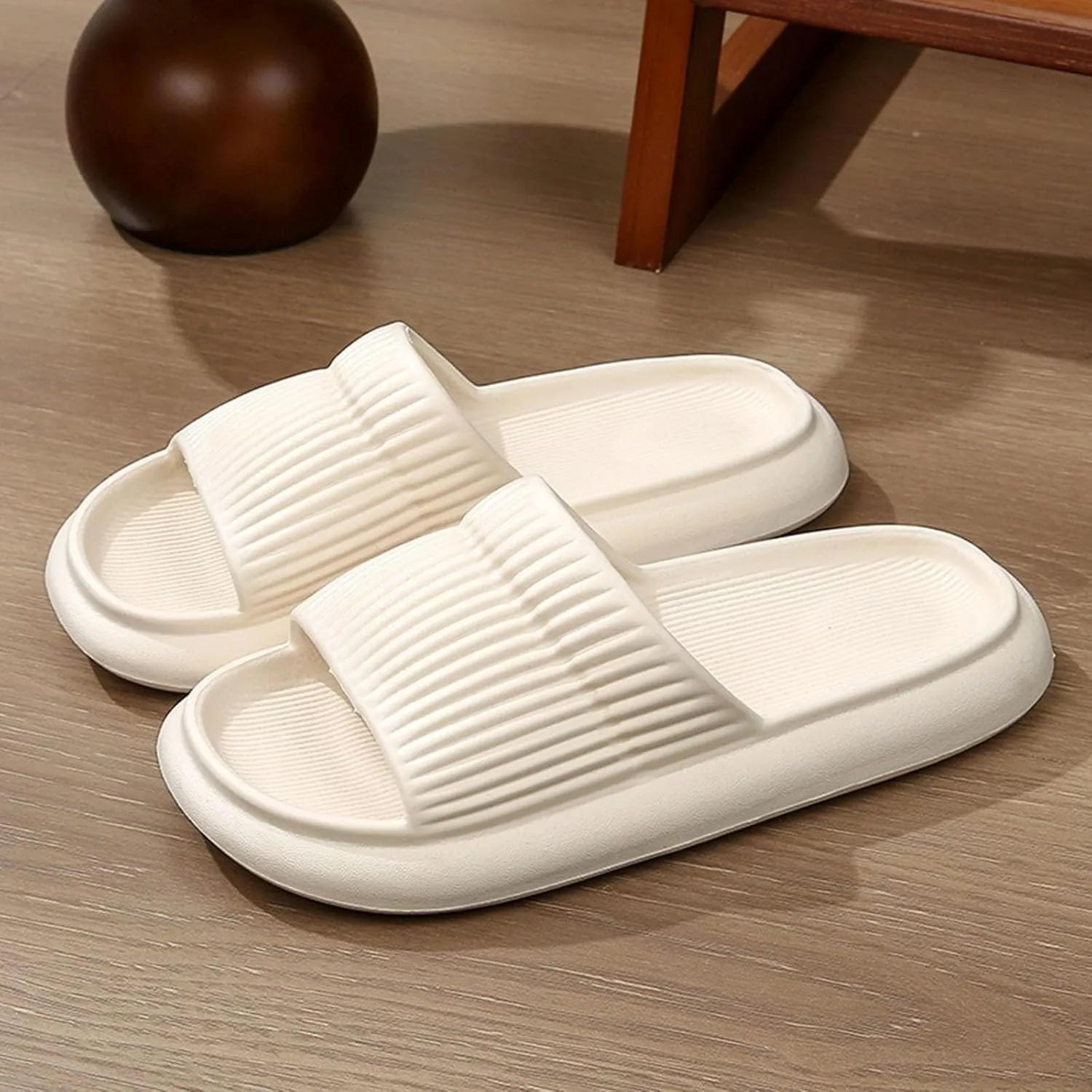 Cloud Slides Shower Shoes for Living Room Pool Beach Spa Public Showers Pillow Slippers for Women and Men