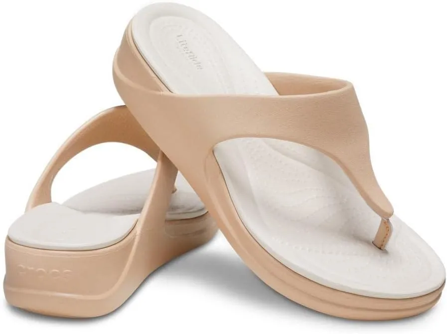 Crocs Women's Boca Wedge Flip Flop Sandal