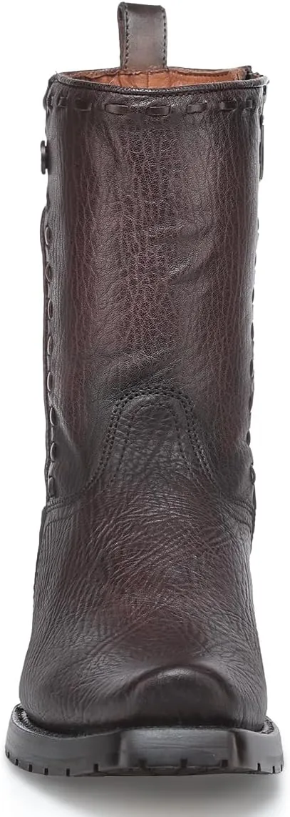 CUADRA Men's Boot in Genuine Leather Black 1J3NRS Chocolate