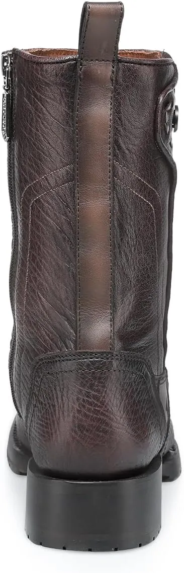 CUADRA Men's Boot in Genuine Leather Black 1J3NRS Chocolate
