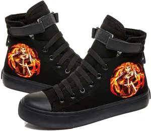 DIOMMELL Nezuko Tanjiro Zenitsu Shinobu Sneakers High Top Shoes Anime Gift