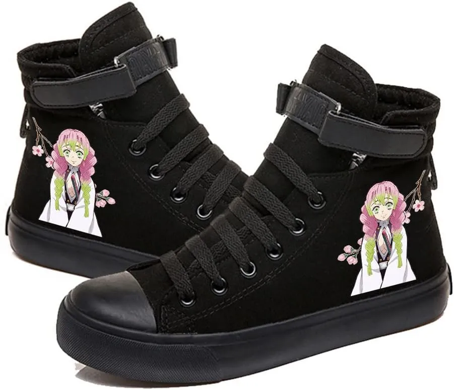 DIOMMELL Nezuko Tanjiro Zenitsu Shinobu Sneakers High Top Shoes Anime Gift