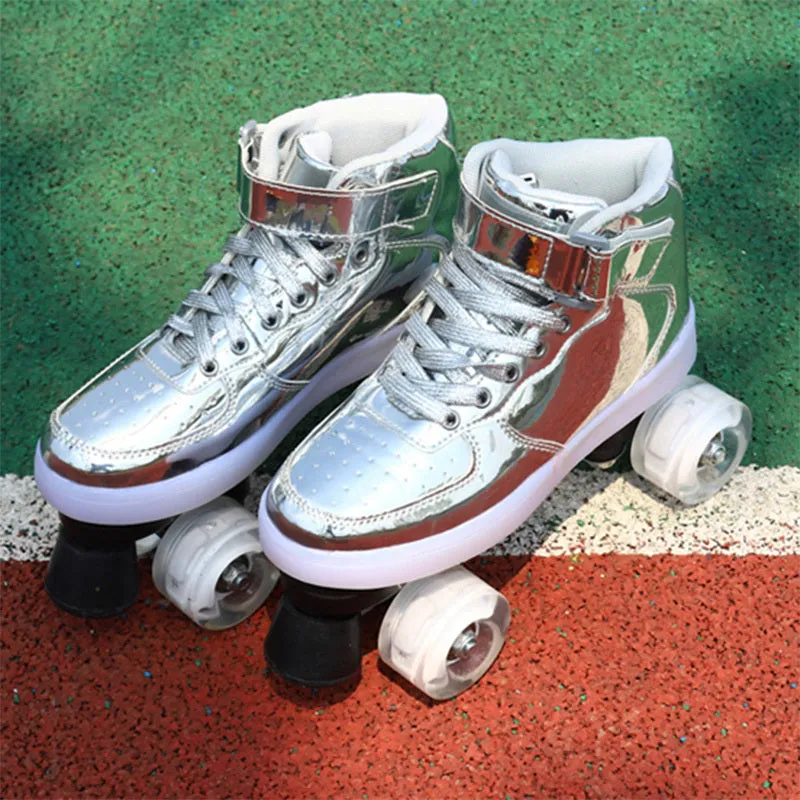 Double Roller Skates For Men And Women Roller Skating Rink