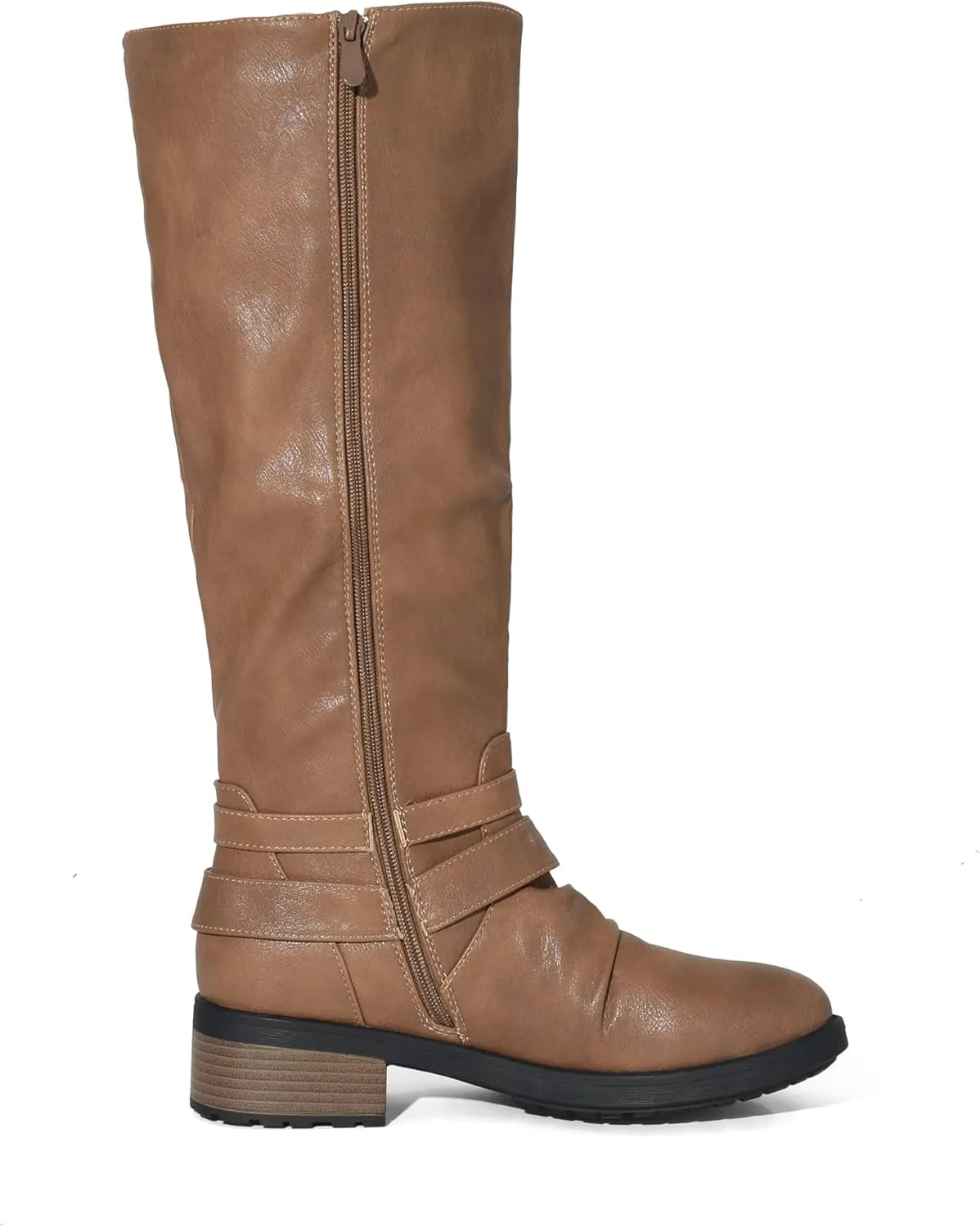 DREAM PAIRS Women's Knee High Riding Boots Wide Calf