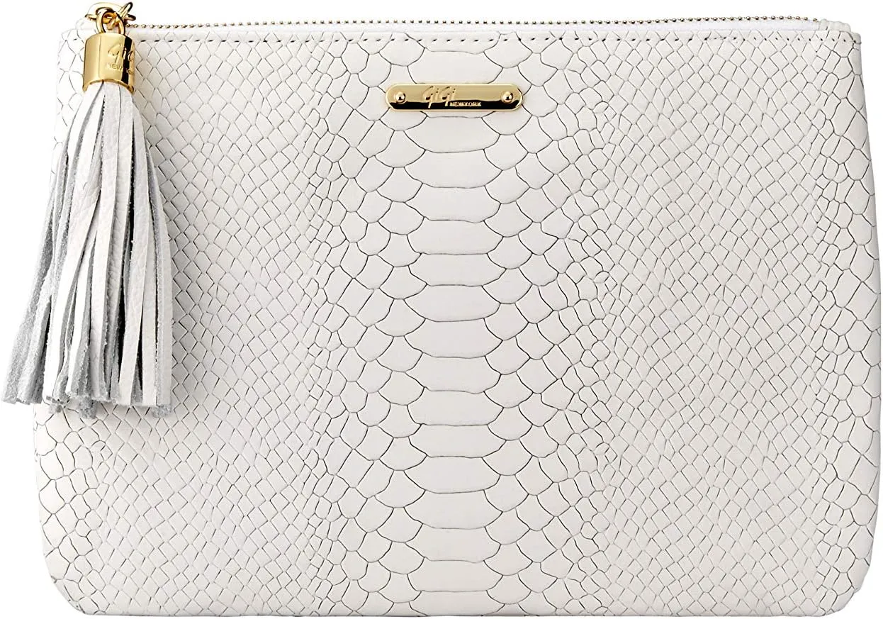 GiGi New York Handcrafted Womens Python Leather All In One Bag