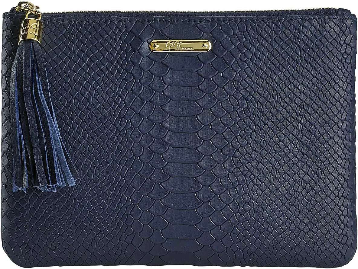 GiGi New York Handcrafted Womens Python Leather All In One Bag