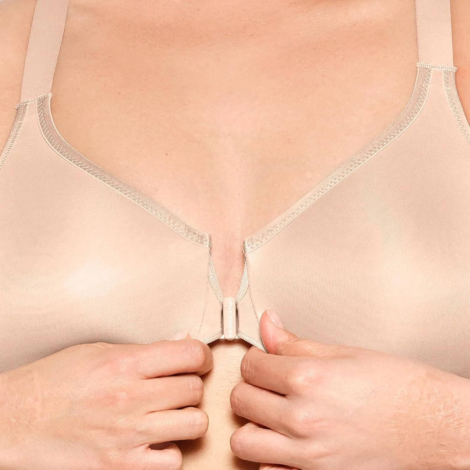 Glamorise Women's Plus Size Wonderwire Posture Back Bra Underwire #9265