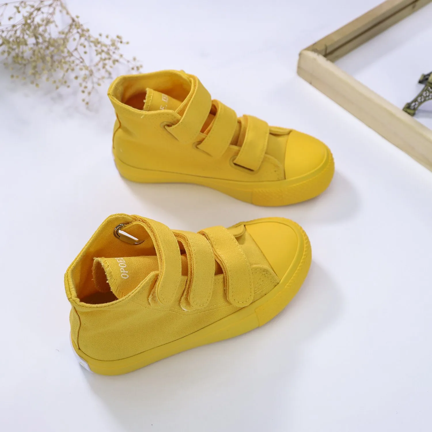 Harley Colors High Top Kids Canvas Shoes