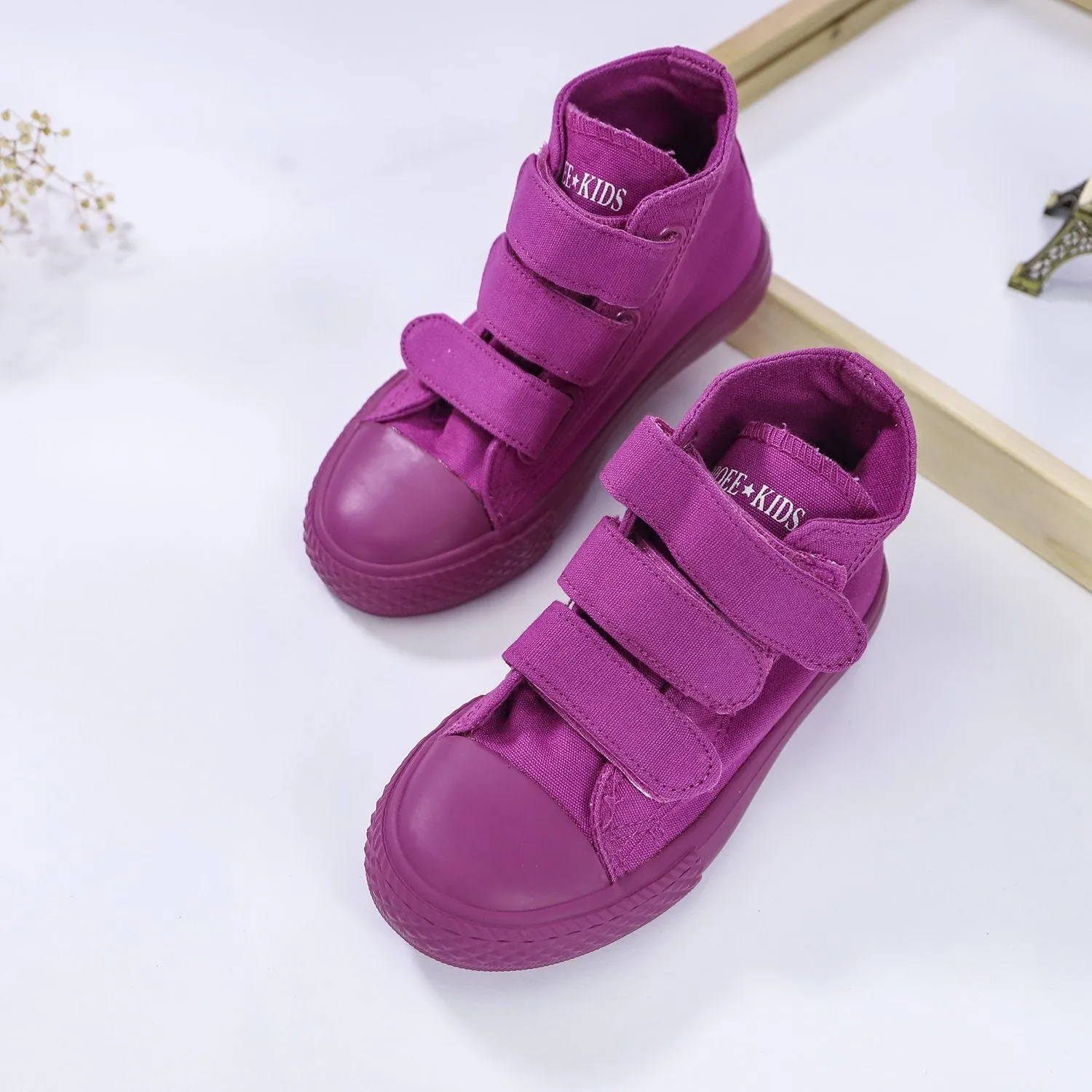 Harley Colors High Top Kids Canvas Shoes