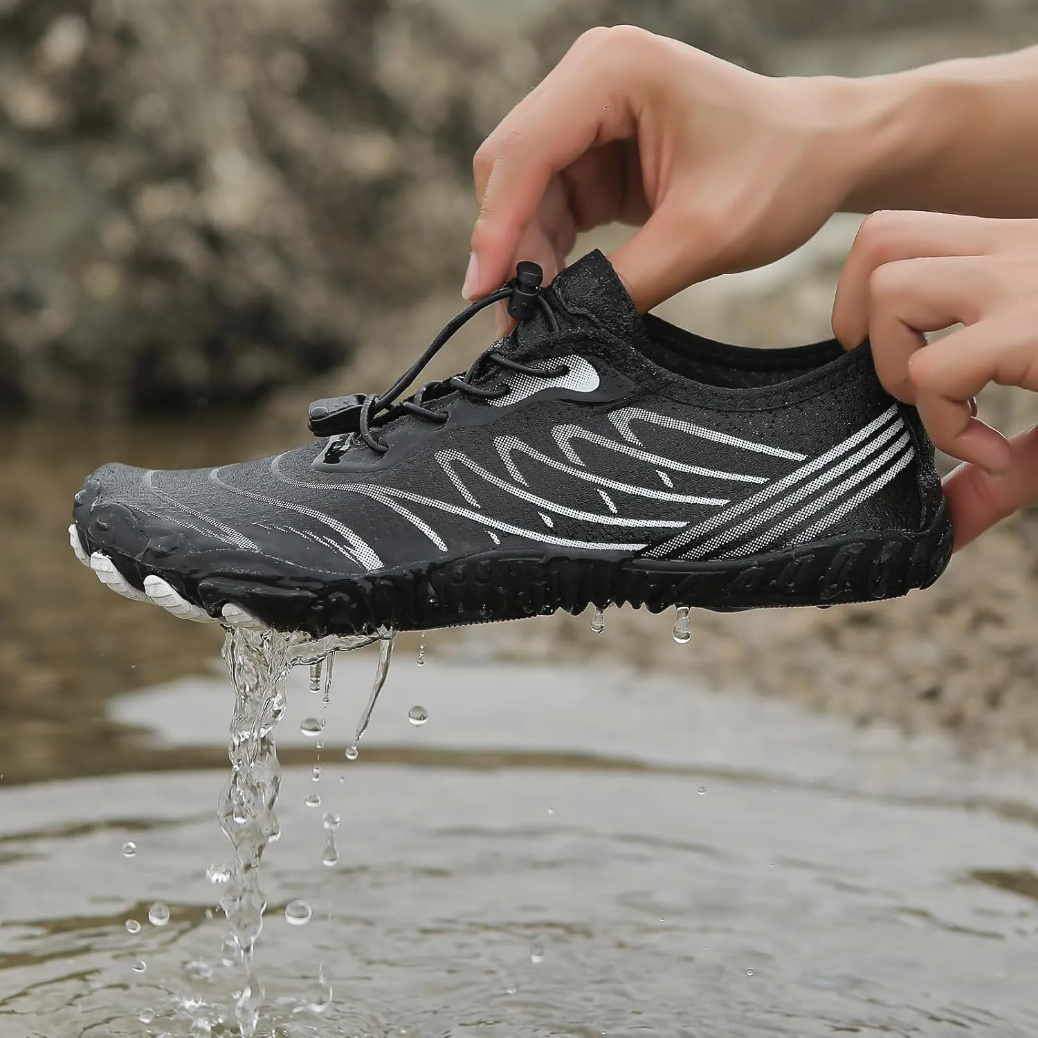 Hike Barefoot Shoes Women Water Shoe Trail Running Shoe Slip-On Soft Beach Breathable Hiking Outdoor Shoes Unisex