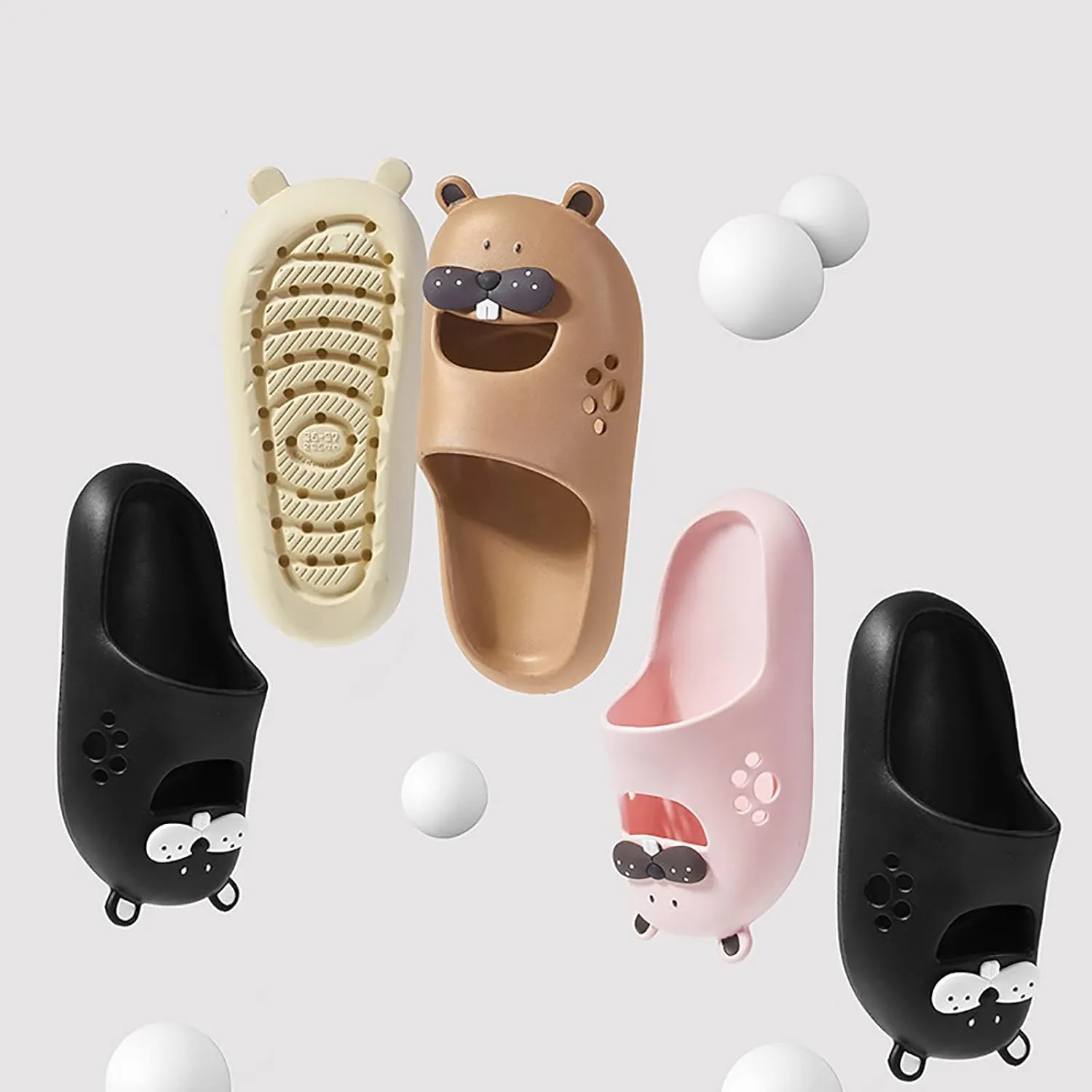 Indoor Slippers Slippers for Women Outdoor Shower Shoes for Living Room Pool Beach Spa Public Showers