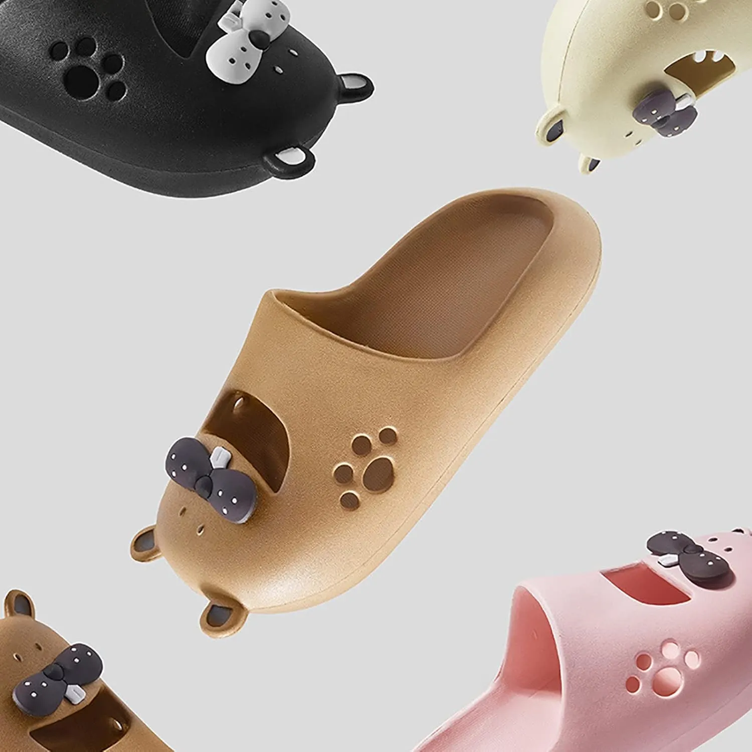 Indoor Slippers Slippers for Women Outdoor Shower Shoes for Living Room Pool Beach Spa Public Showers