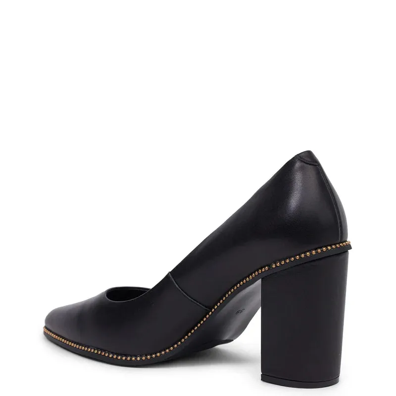KATHRYN WILSON - Carmel Heel - Black Calf