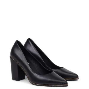 KATHRYN WILSON - Carmel Heel - Black Calf