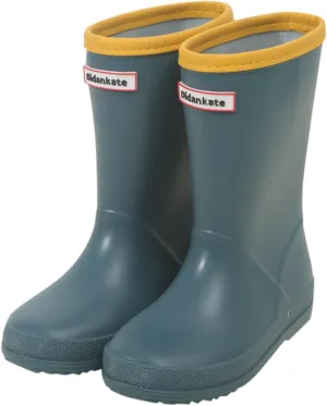 Kids Rain Boots Boys Girls Solid Color Simple Waterproof Anti-Slip Unisex Lightweight Mid-calf Boots Rainboot Shoes