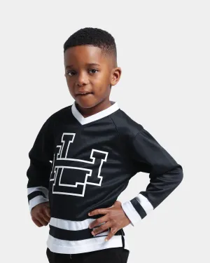 Lil Homme Kids' Ice Hockey Jersey Black Lil Homme Kids' Ice Hockey Jersey Black