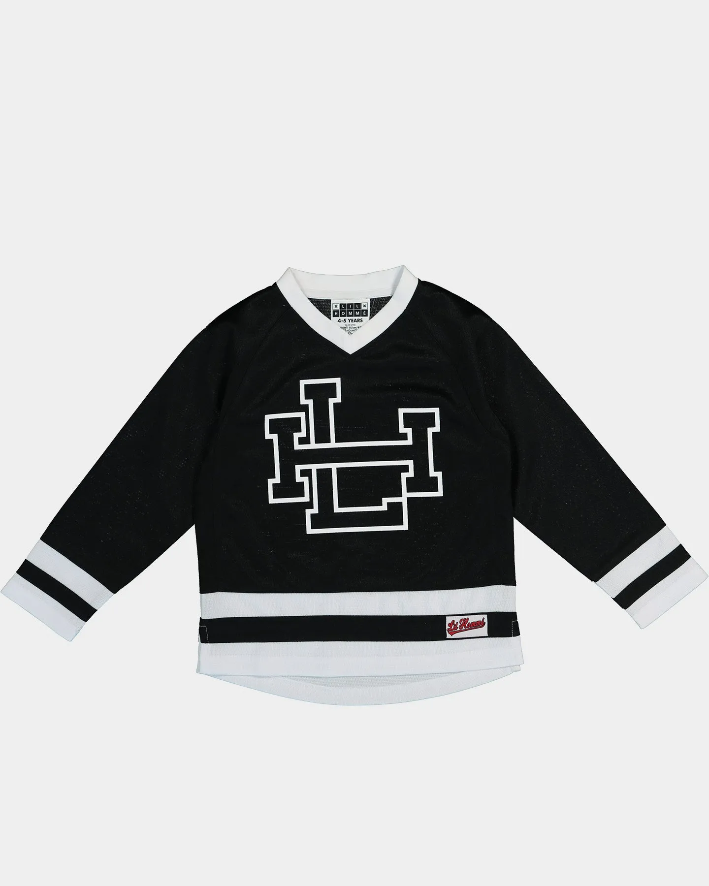Lil Homme Kids' Ice Hockey Jersey Black