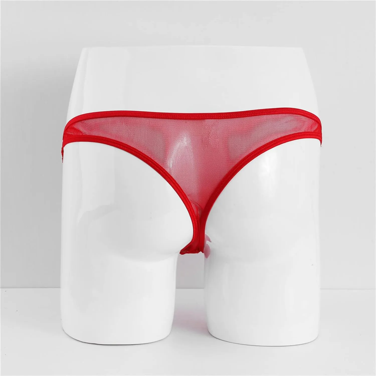Men's Jockstrap Underwear Low Rise Elastic Waistband Open Front Briefs Sexy Bulge Enhancing Gym Workout Pouch Jock Briefs