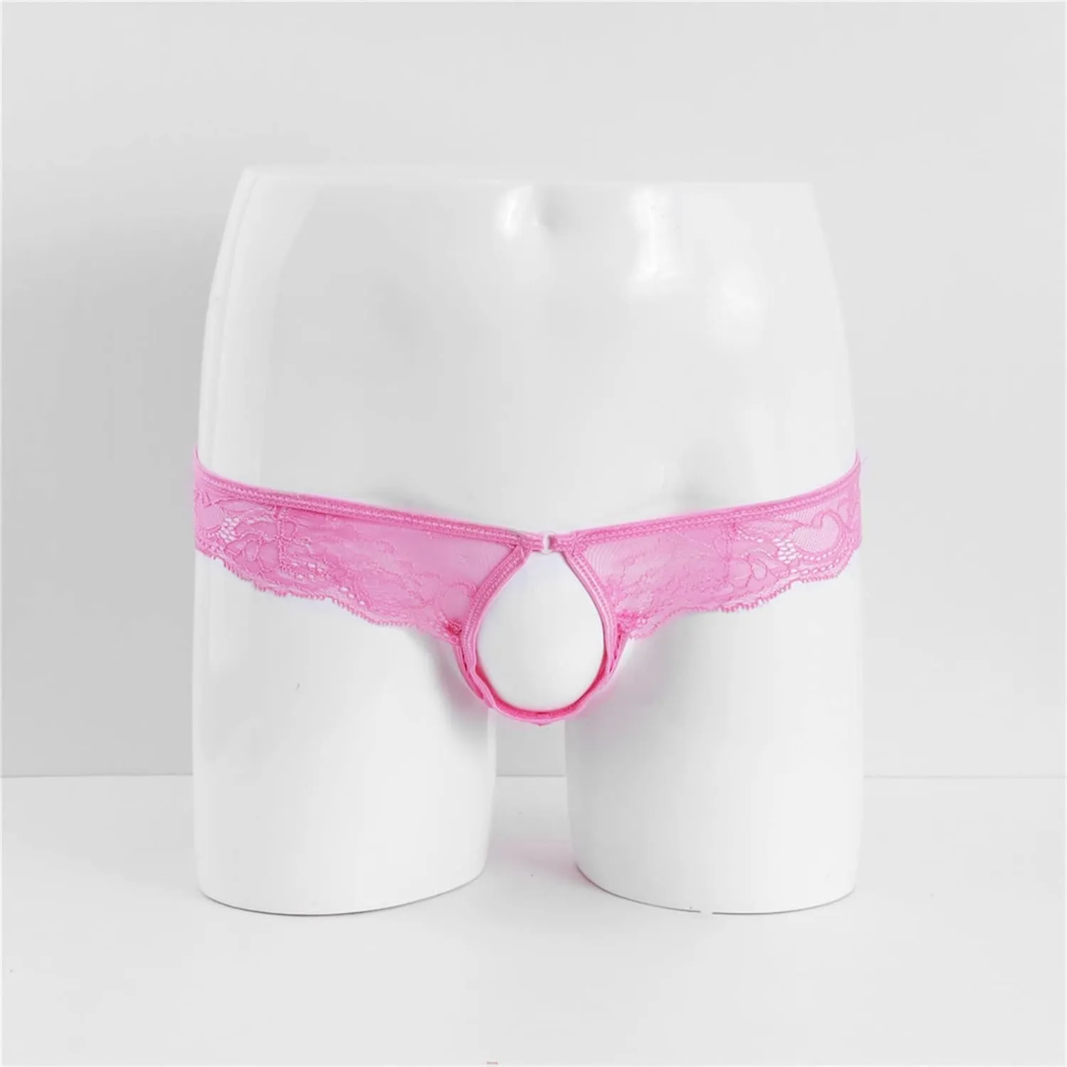 Men's Jockstrap Underwear Low Rise Elastic Waistband Open Front Briefs Sexy Bulge Enhancing Gym Workout Pouch Jock Briefs