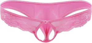 Men's Jockstrap Underwear Low Rise Elastic Waistband Open Front Briefs Sexy Bulge Enhancing Gym Workout Pouch Jock Briefs