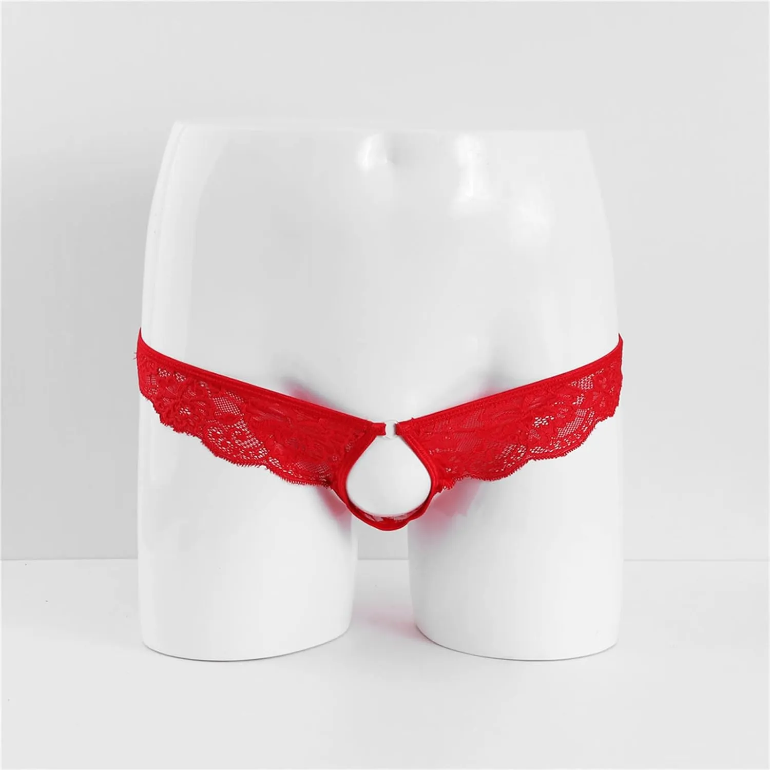 Men's Jockstrap Underwear Low Rise Elastic Waistband Open Front Briefs Sexy Bulge Enhancing Gym Workout Pouch Jock Briefs