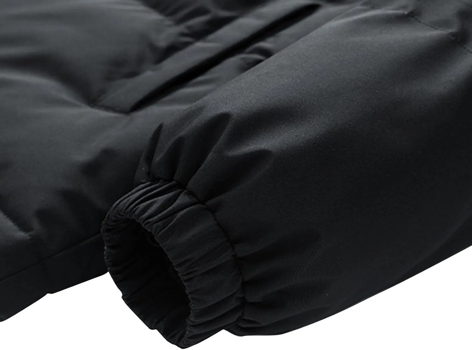 Men's Puffer Jacket Fleece Lined down Coat Fur Hood Winter Coat Water Resistant Parka Windbreaker Ski Jacket